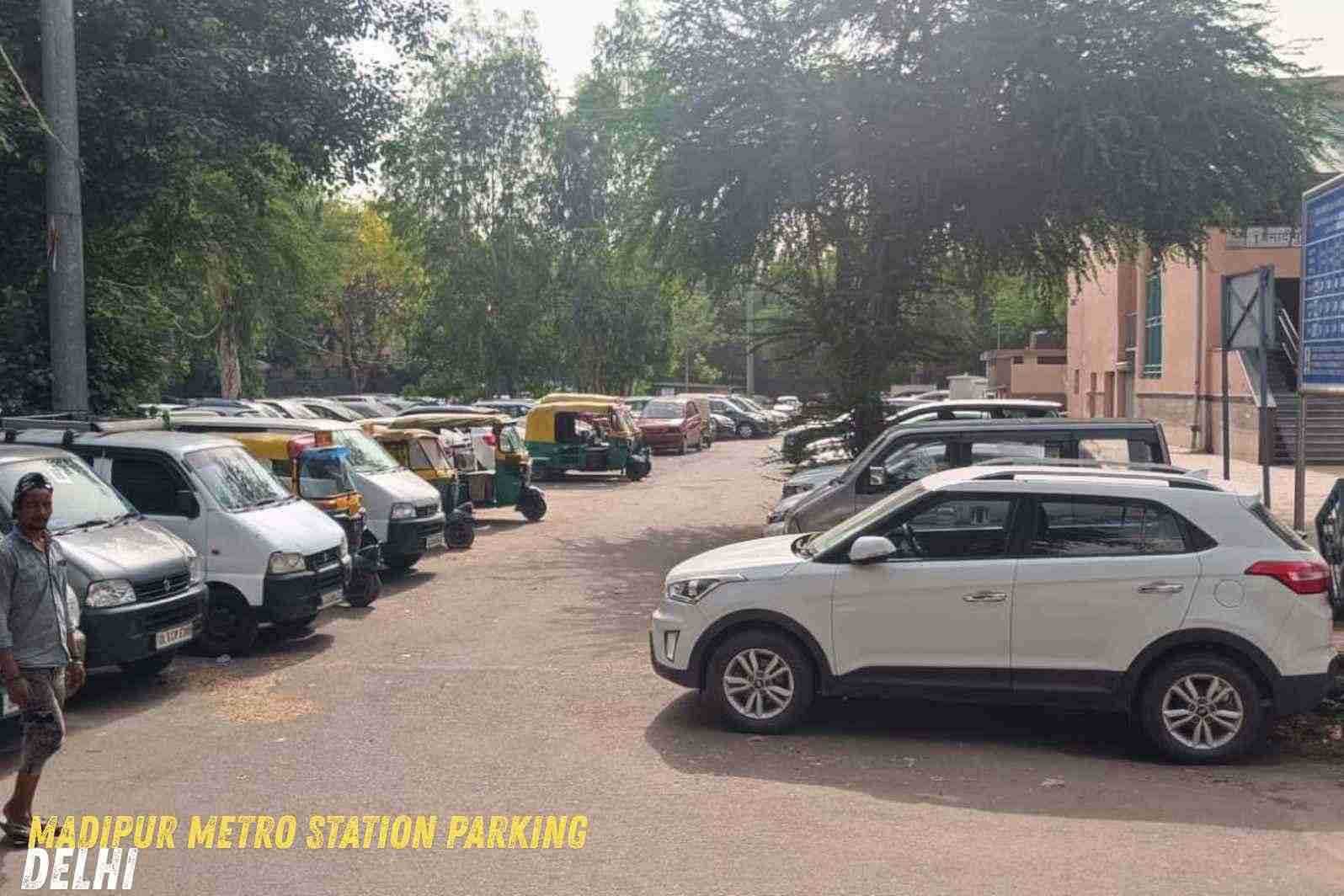 Madipur Metro Station Parking