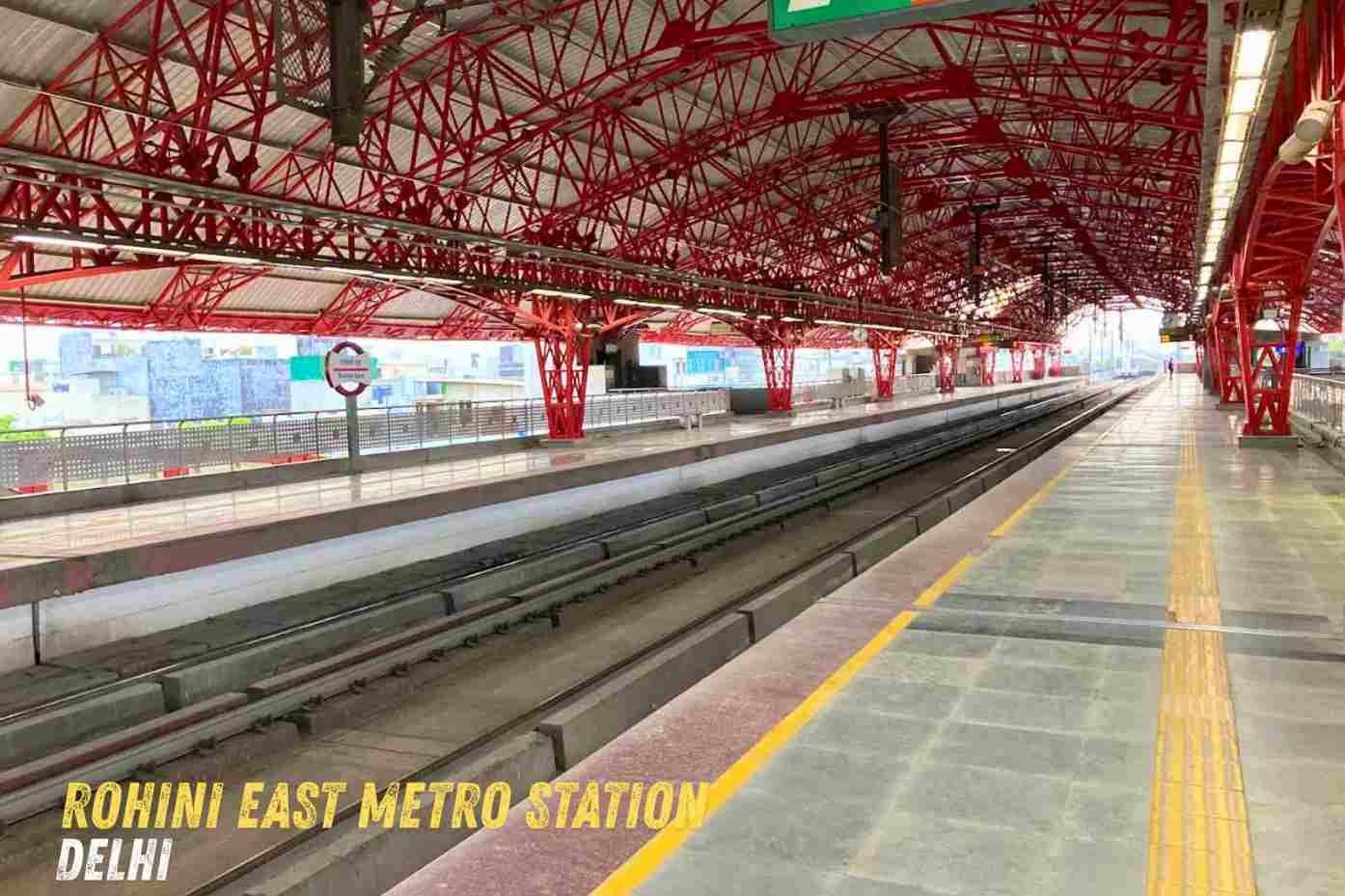 Rohini East Metro Station